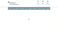 Desktop Screenshot of brisbane-orthodontics.com.au